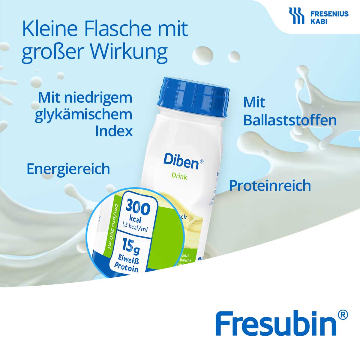 DIBEN DRINK Mischkarton 1.5 kcal/ml Trinkflasche