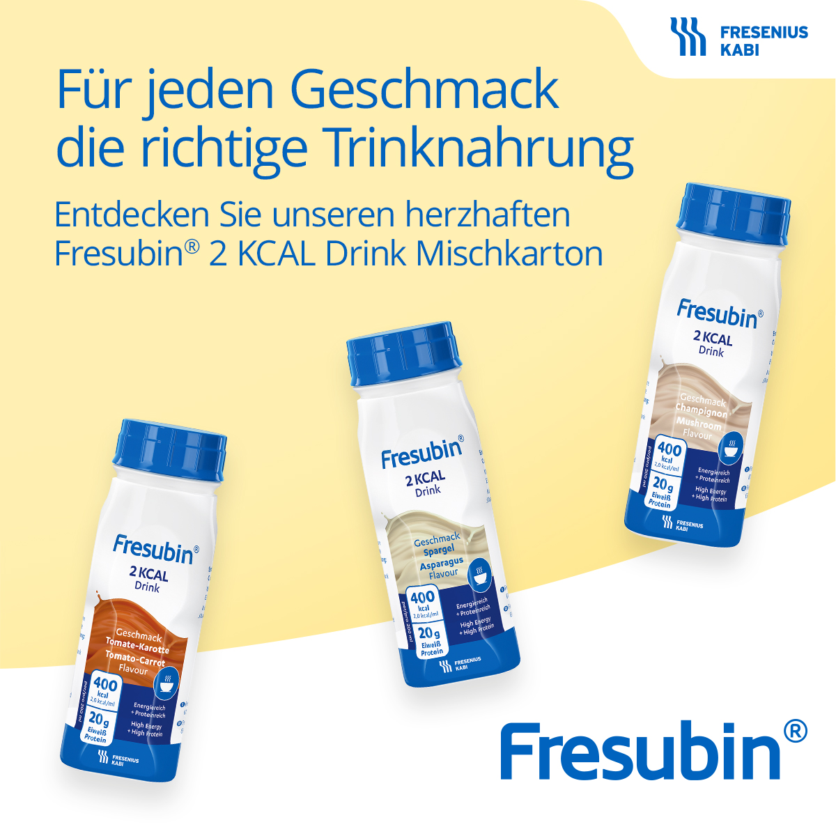 FRESUBIN 2 kcal DRINK Mischkarton Trinkflasche