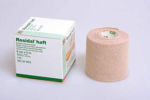 ROSIDAL haft Kompressionsbinde 6 cmx5 m