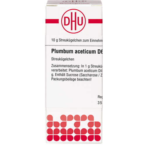 PLUMBUM ACETICUM D 6 Globuli